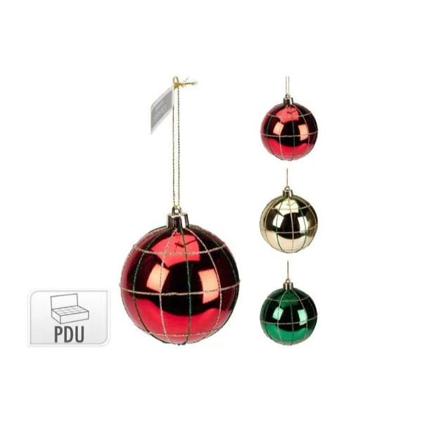 Assorted Bauble - 8cm