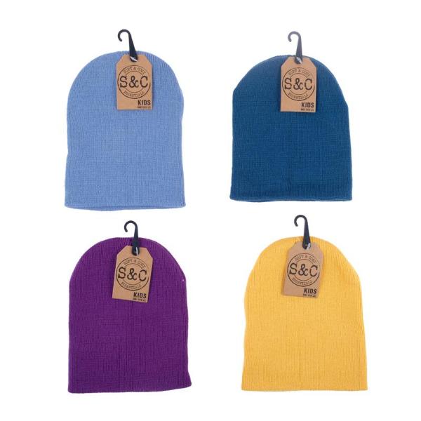 Kids Basic Knitted Beanie - Image 3