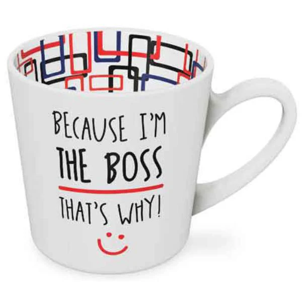 Because Im The Boss Beautiful On The Inside Mug - 420ml