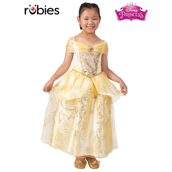 Belle Ultimate Princess Celebration Girls Costume - 6 - 8 Years