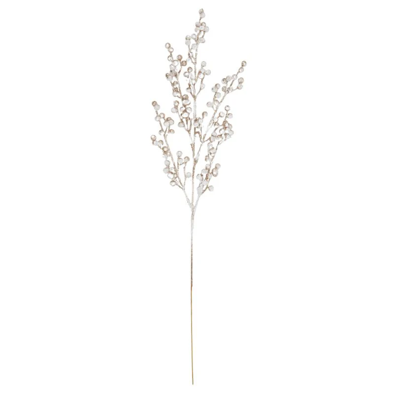 Champagne & White Acrylic Berry Spray - 18cm x 83cm