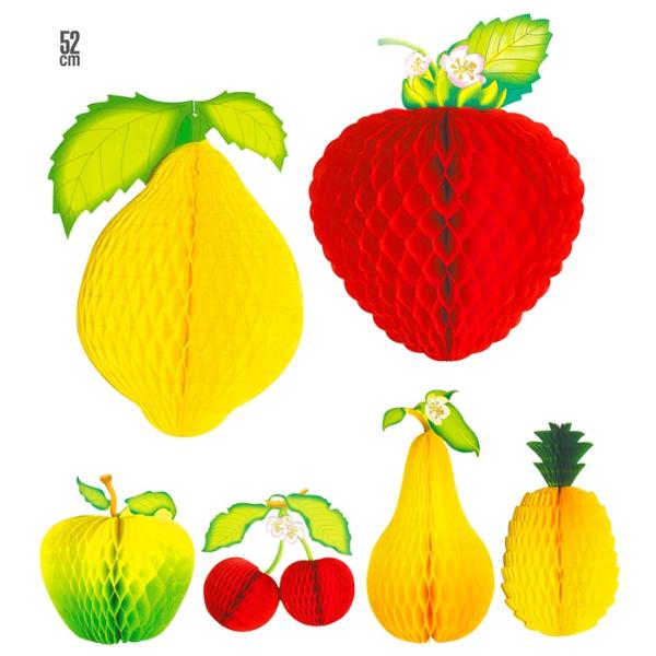 Assorted Big Honeycomb Fruit - 52cm - Image 2
