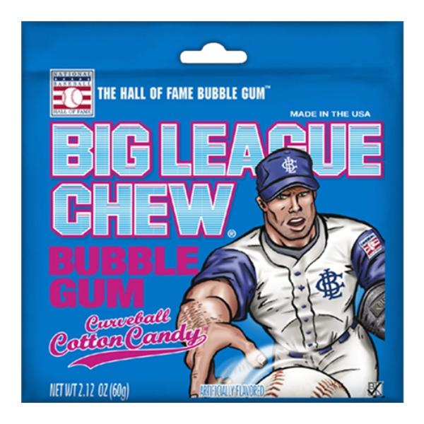 Big League Chew Cotton Candy Bubble Gum - 60g
