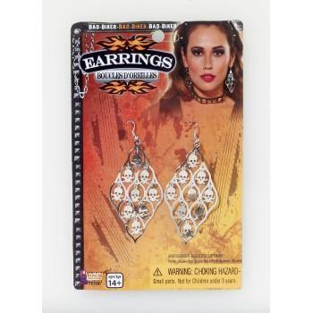 Biker Skull Earrings