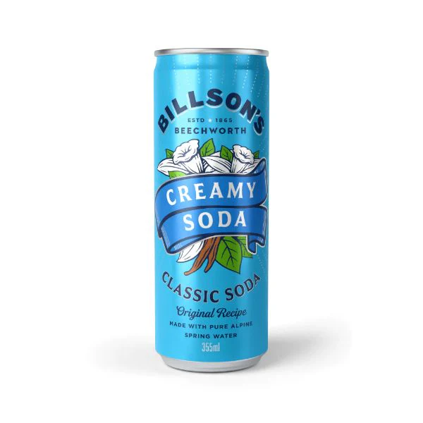 Billson's Brewed Classic Creamy Soda - 355ml
