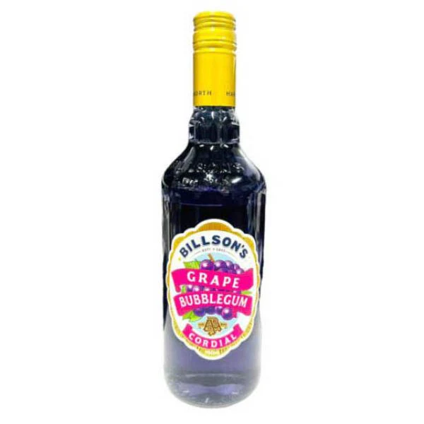 Billson's Grape Bubblegum Cordial - 700ml