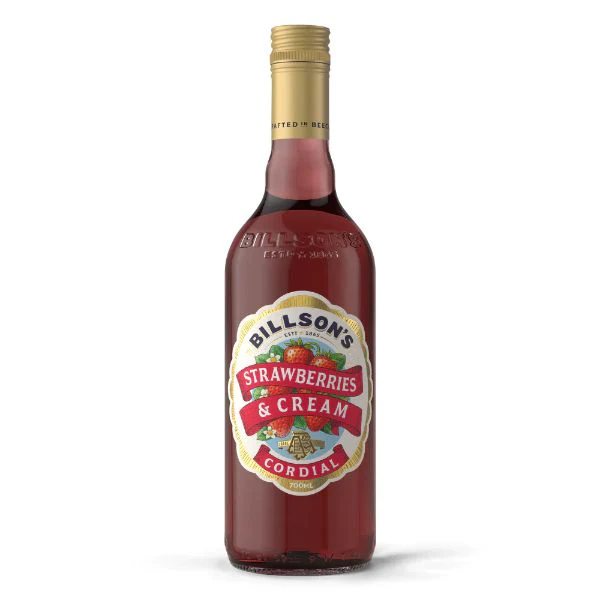 Billson's Strawberries & Cream Cordial - 700ml