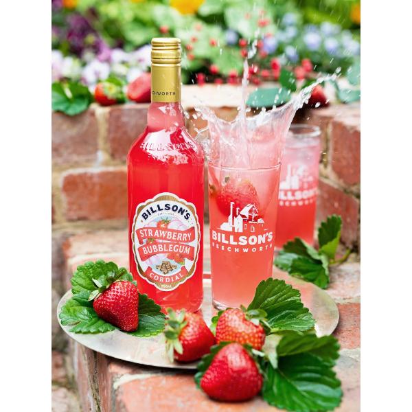 Billsons Traditional Cordial Strawberry Bubblegum - Image 2
