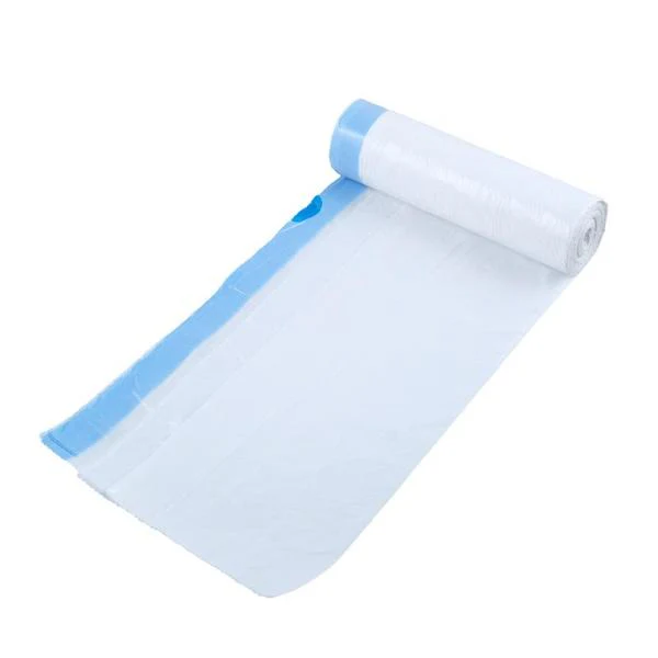 25 Pack Large White Bin Liner Drawstring Tidy Garbage Bag - 35L - Image 3