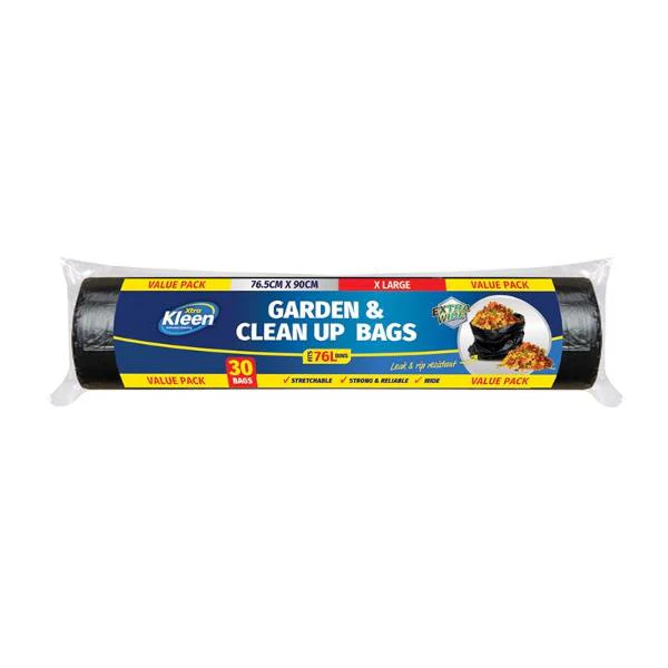 31 Pack Black Extra Large Bin Liner Garbage Bag