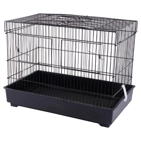 Black Or White Partitioned Breeders Bird Cage - 43.5cm x 26.5cm x 33cm - Image 5