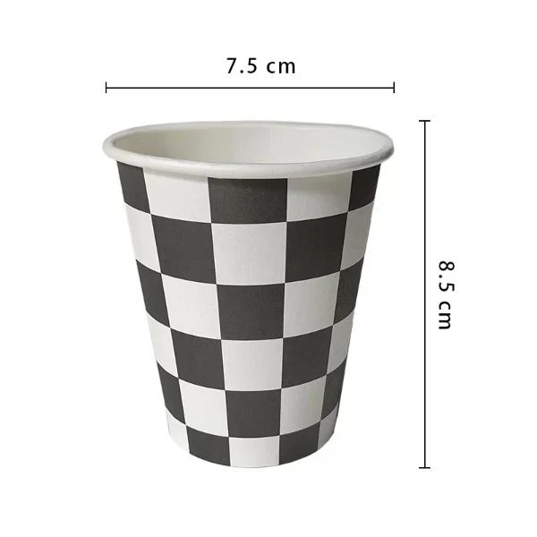 Black & White Checkered Cups - Image 3