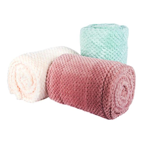 Flannel Fleece Jacquard Blanket - 125cm x 152cm - Image 4