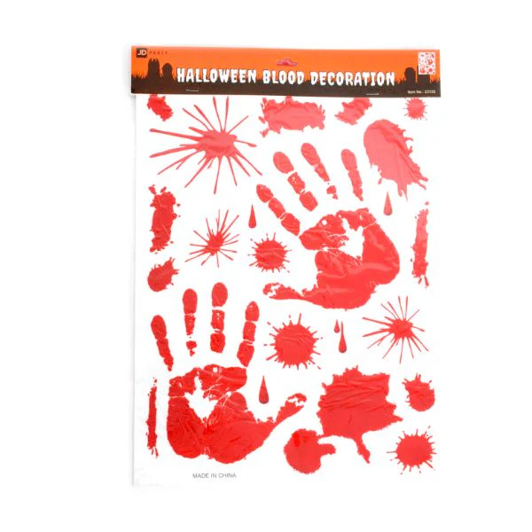 Halloween Bloody Print Stickers