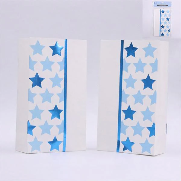 6 Pack Blue Sky Star Party Loot Bags