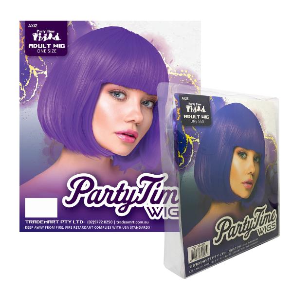 Purple Bob Wig