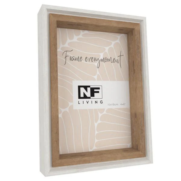 White Boxed Frame - 4cm x 6cm