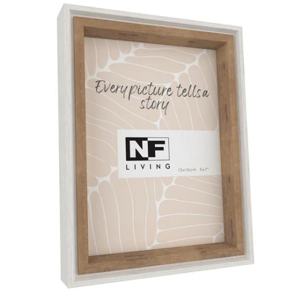 White Boxed Frame - 5cm x 7cm