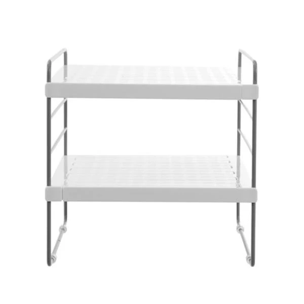 Boxsweden 2 Tier Brite Extendable Pantry Shelf - 40cm x 25.5cm x 25.5cm - Image 5