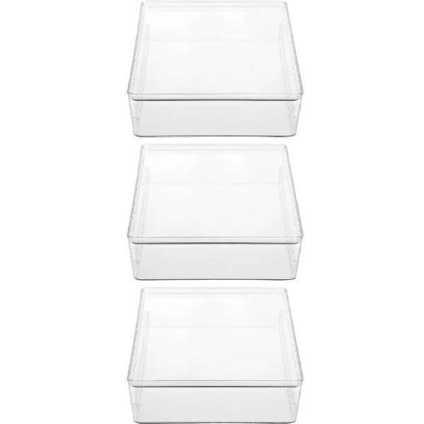 Boxsweden Crystal Clear Lidded Tidy Box - 7L - Image 6