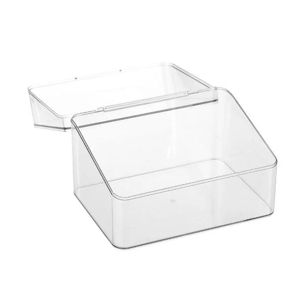 Boxsweden Crystal Clear Cosmetics Flip Lid Box - 20cm - Image 3