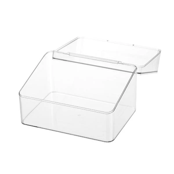 Boxsweden Crystal Clear Cosmetics Flip Lid Box - 20cm - Image 5