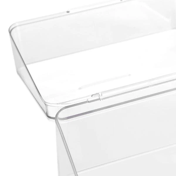 Boxsweden Crystal Clear Cosmetics Flip Lid Box - 20cm - Image 6