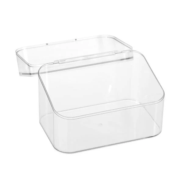 Boxsweden Crystal Clear Cosmetics Flip Lid Box - 17cm x 11.5cm - Image 4