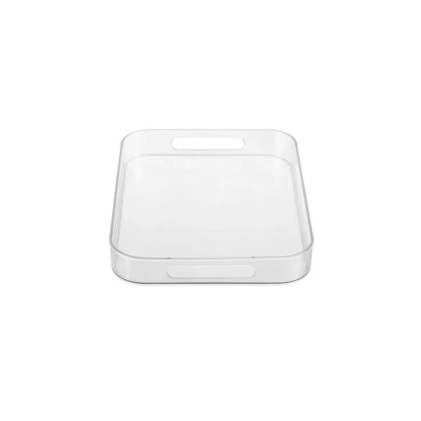 Boxsweden Crystal Clear Serving Tray Storage Container Pantry Organiser - 28cm - Image 3