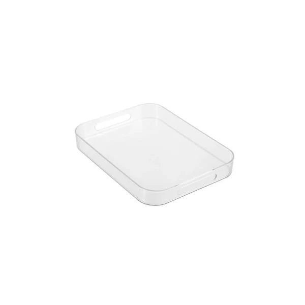 Boxsweden Crystal Clear Serving Tray Storage Container Pantry Organiser - 28cm - Image 5