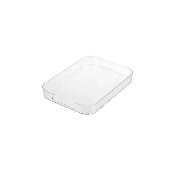 Boxsweden Crystal Clear Serving Tray Storage Container Pantry Organiser - 28cm - Image 6