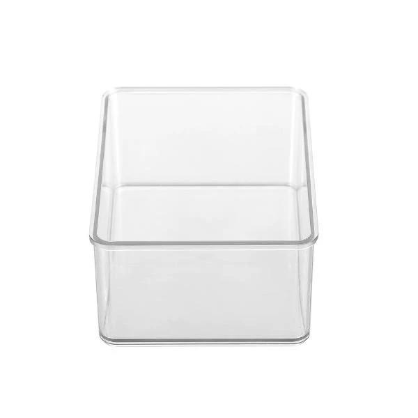 Boxsweden Clear Crystal Stackable Organiser Tray - 16cm - Image 3