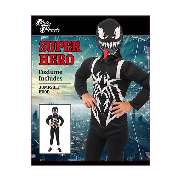 Super Hero Venom Boys Costume - 7 - 8 Years - Image 2