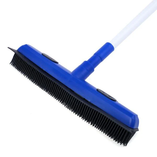 2 In 1 Squeegee With Rubber & Telescopic Extendable Handle - Image 2