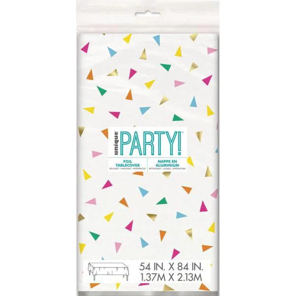Bright Colourful Table Cover - 137cm x 213cm - Image 2