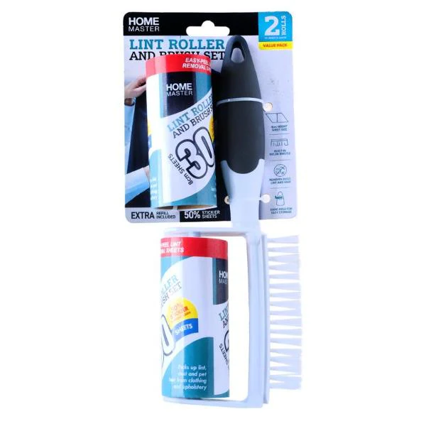 2 Pack Brush With Lint Rollers