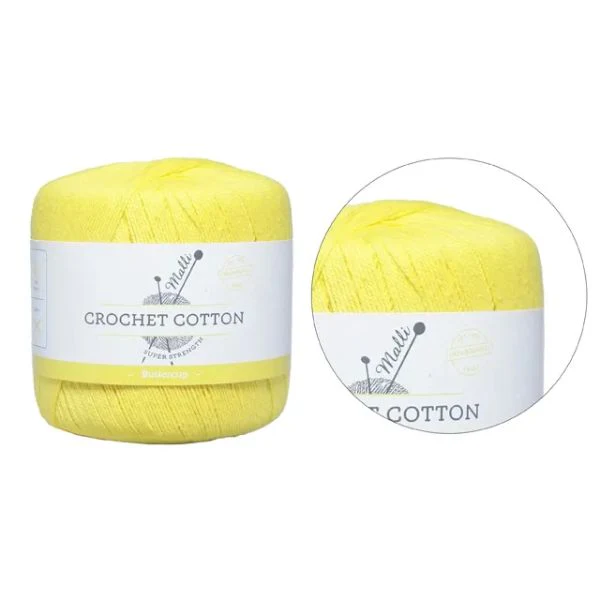 Buttercup Super Strength Crochet Cotton Yarn - 50g
