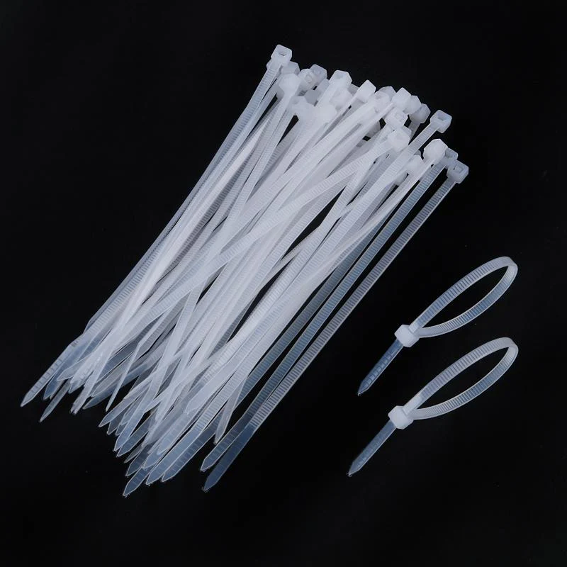 120 Pack Black / Clear Cable Ties - 15cm x 0.36cm - Image 2