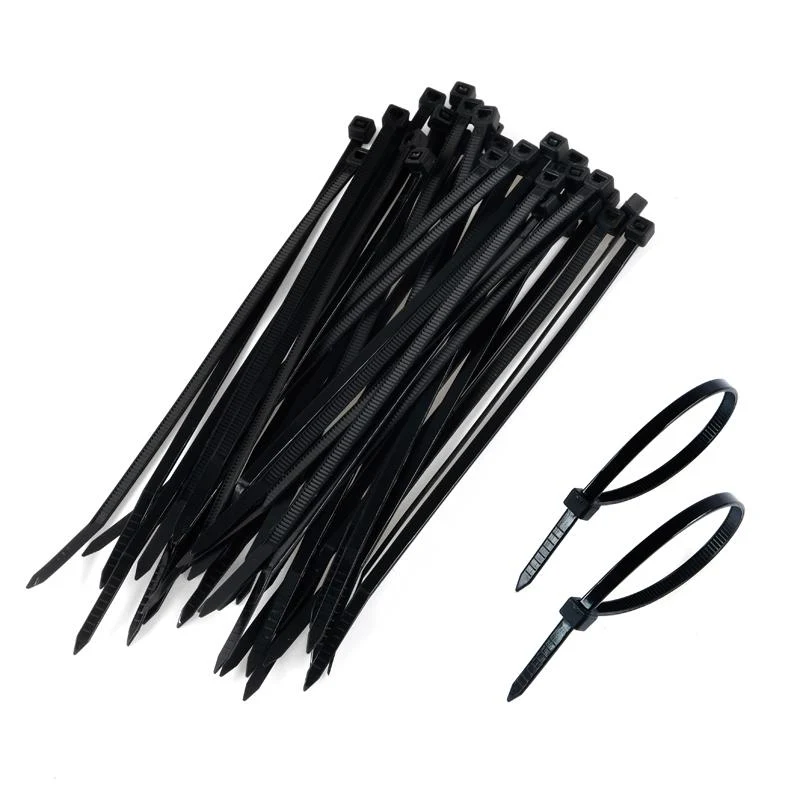 120 Pack Black / Clear Cable Ties - 15cm x 0.36cm - Image 4