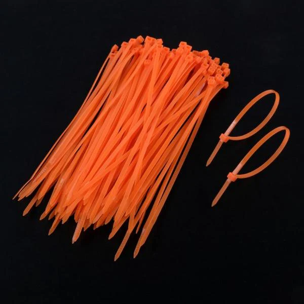 200 Pack Assorted Fluro Bulk Cable Ties - 20cm x 0.36cm - Image 2