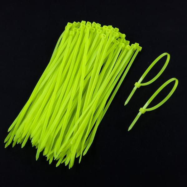 200 Pack Assorted Fluro Bulk Cable Ties - 20cm x 0.36cm - Image 4