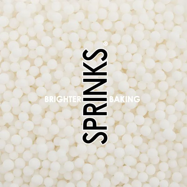 Sprinks White Cachous Pearl Beads - 65g - Image 2