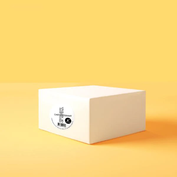 Square Cake Dummy - 15.24cm x 10.16cm