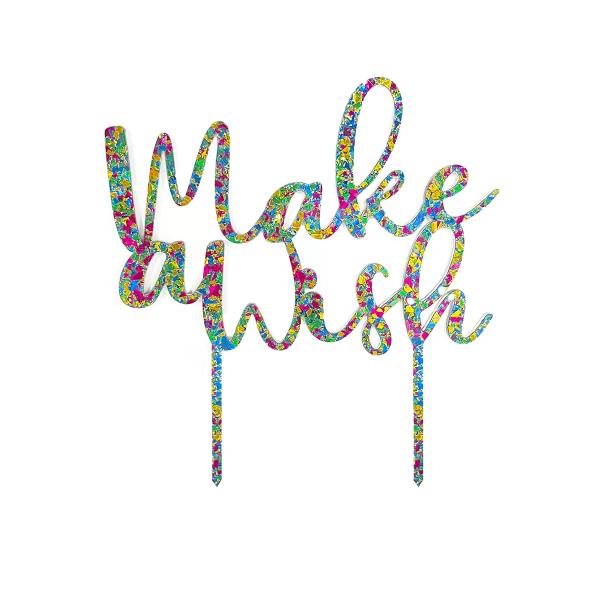 Cake Topper - Make a Wish
