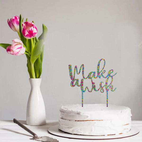 Cake Topper - Make a Wish - Image 2