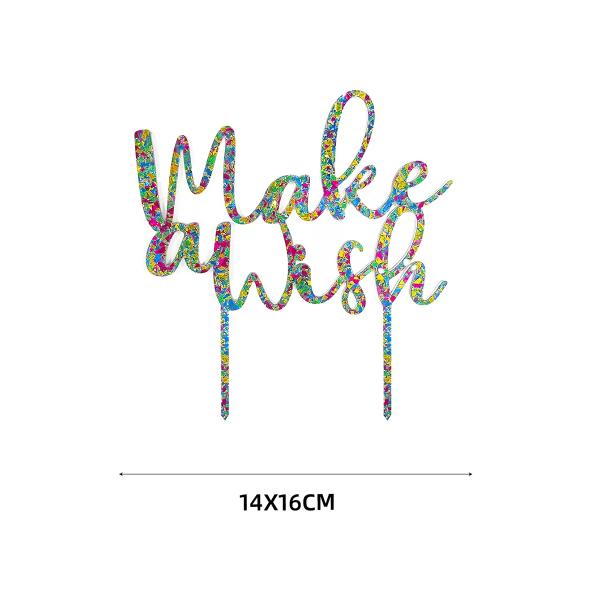 Cake Topper - Make a Wish - Image 3