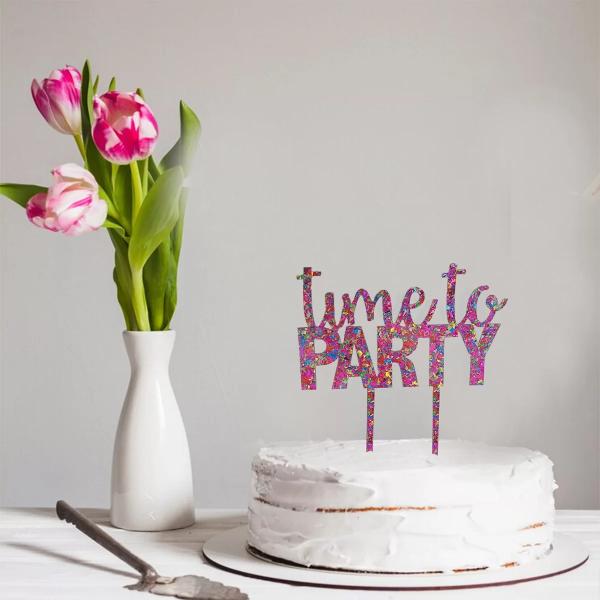Cake Topper - time to PARTY - Image 2