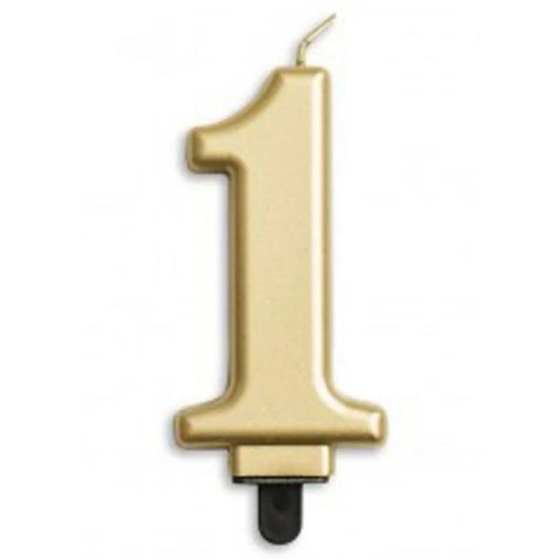 Jumbo Gold Candle #1