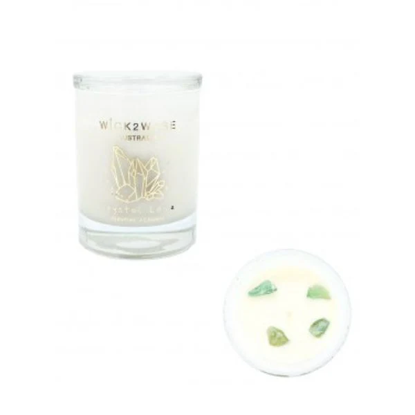Wick2Wear Verveine Agrumes Glass Candle Jar - 9.1cm x 10.7cm