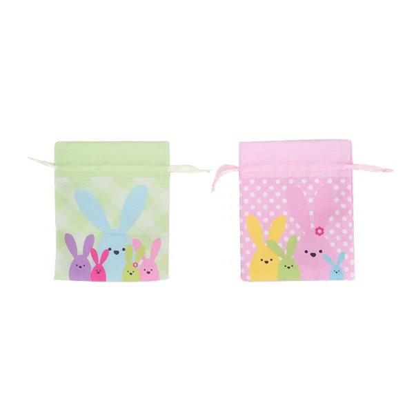 Canvas Easter Gift Bag - 12cm x 15cm - Image 2